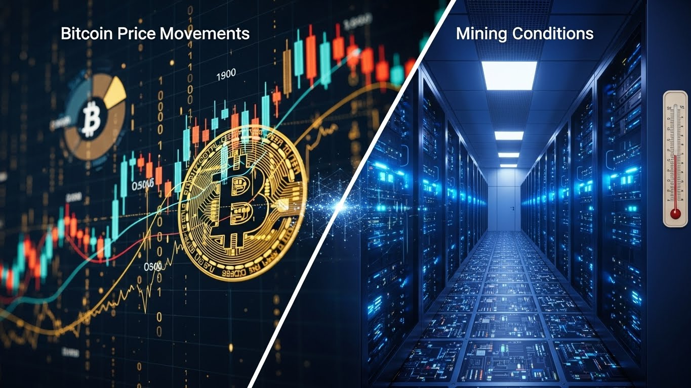 Bitcoin Price Movements and Their Influence on Mining Conditions