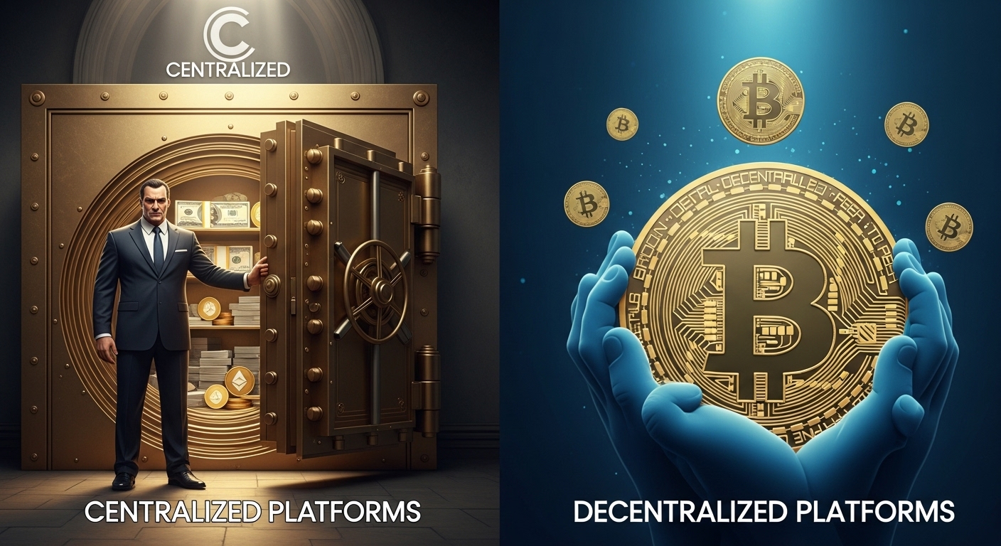Centralized vs. Decentralized Platforms Unequal Impact
