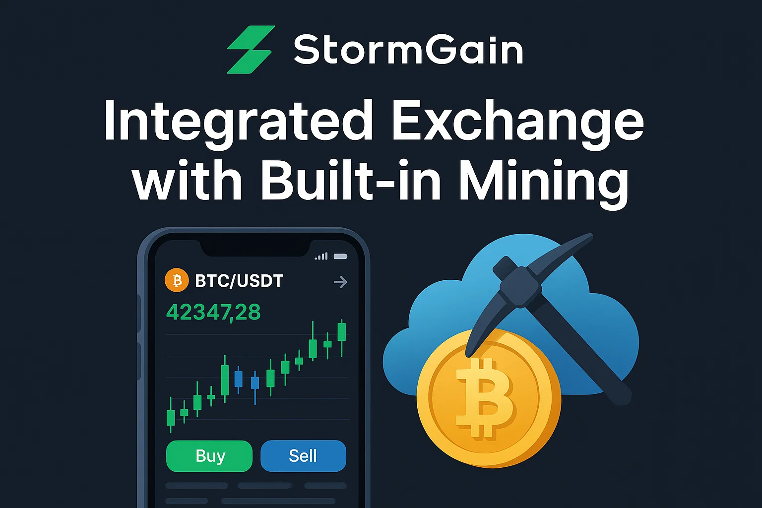 StormGain: Integrated Exchange with Built-in Mining