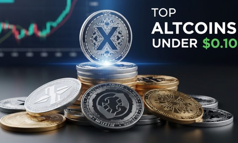 Top Altcoins Under $0.10