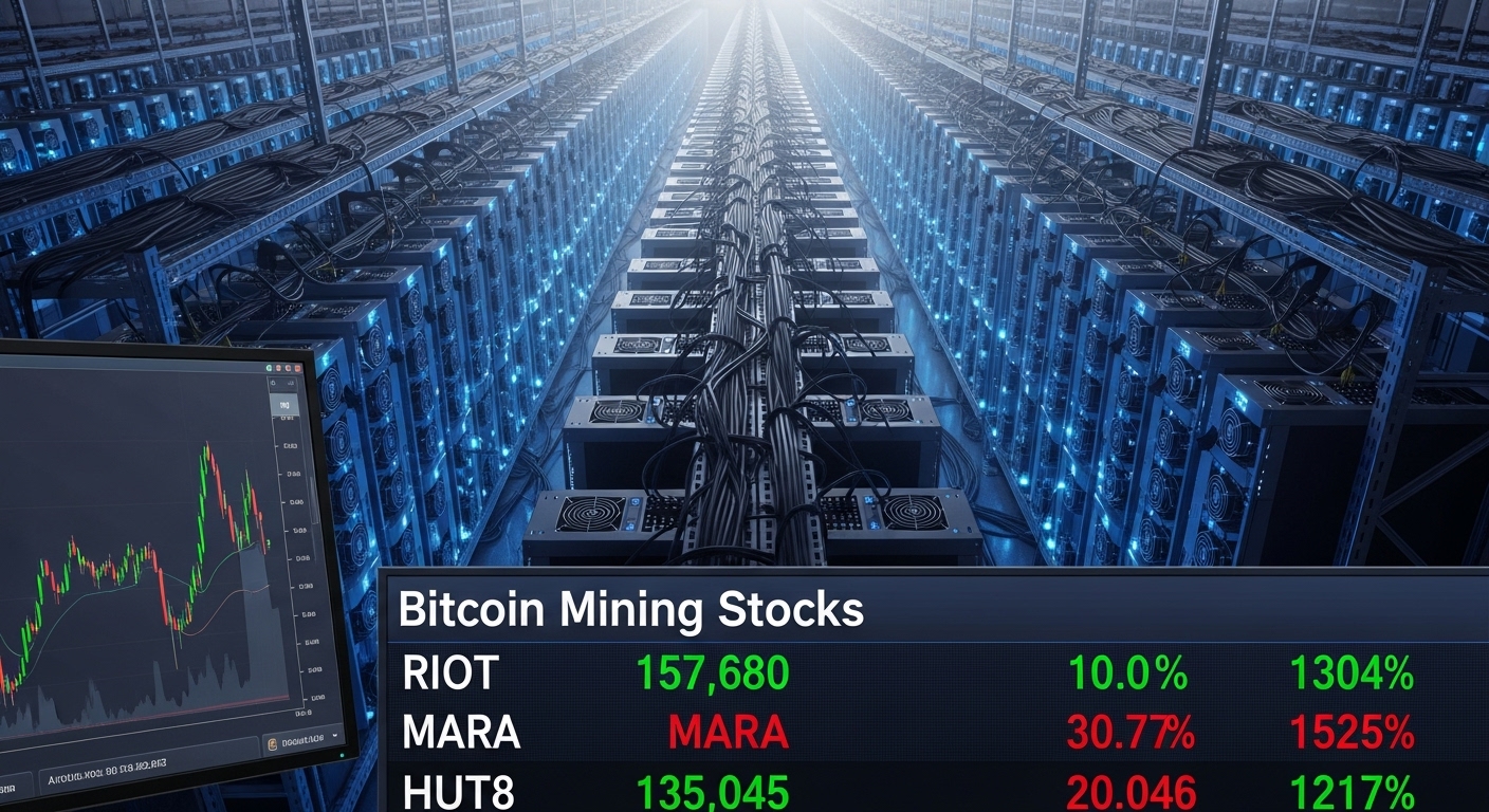 Why Bitcoin Mining Stocks Track Broader Market Moves