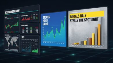 2025 Market Review Stocks Hold Gains as Metals Rally Steals the Spotlight