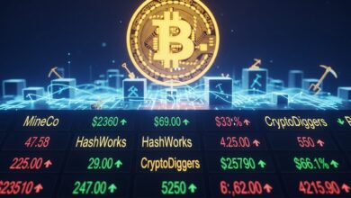 Bitcoin mining stocks