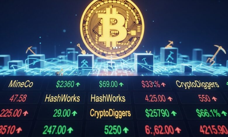 Bitcoin mining stocks