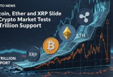 Crypto News Bitcoin, Ether and XRP Slide as Crypto Market Tests $3 Trillion Support