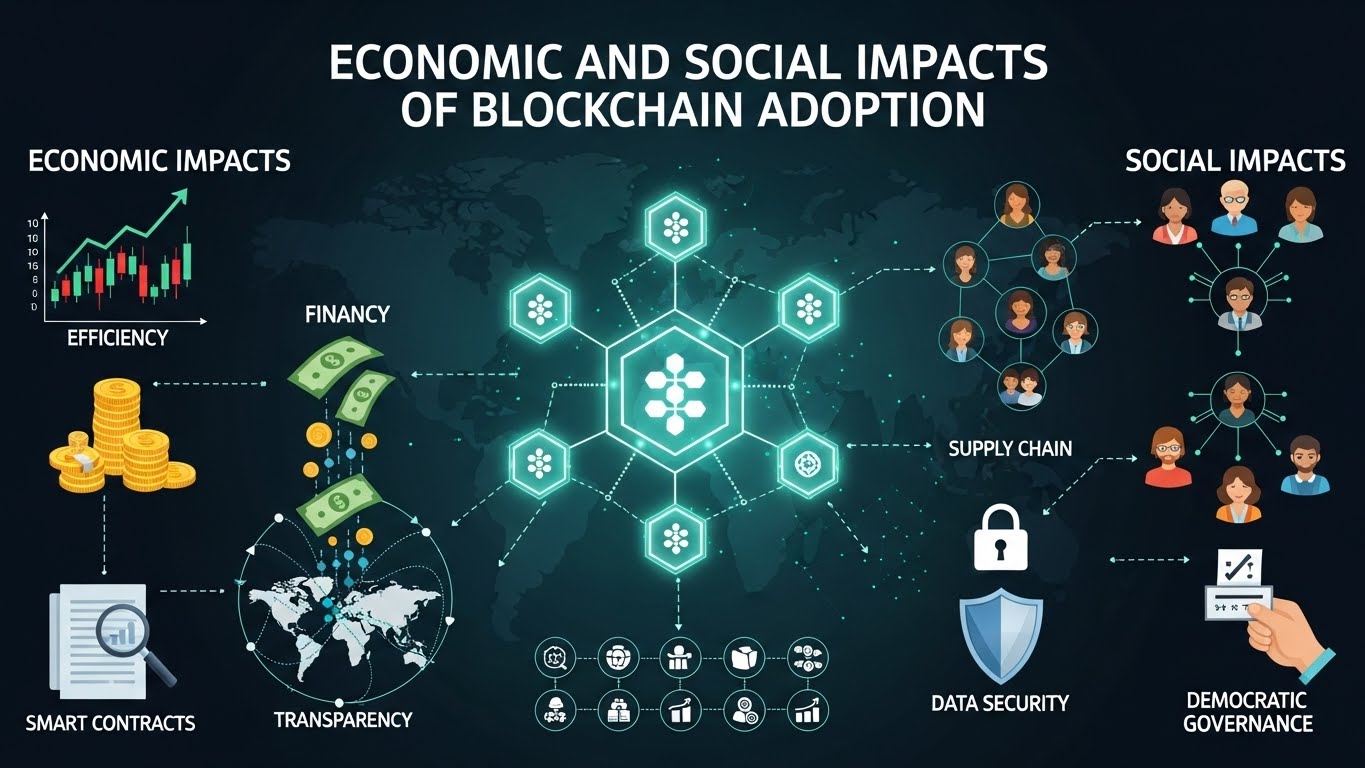 Economic and Social Impacts of Blockchain Adoption