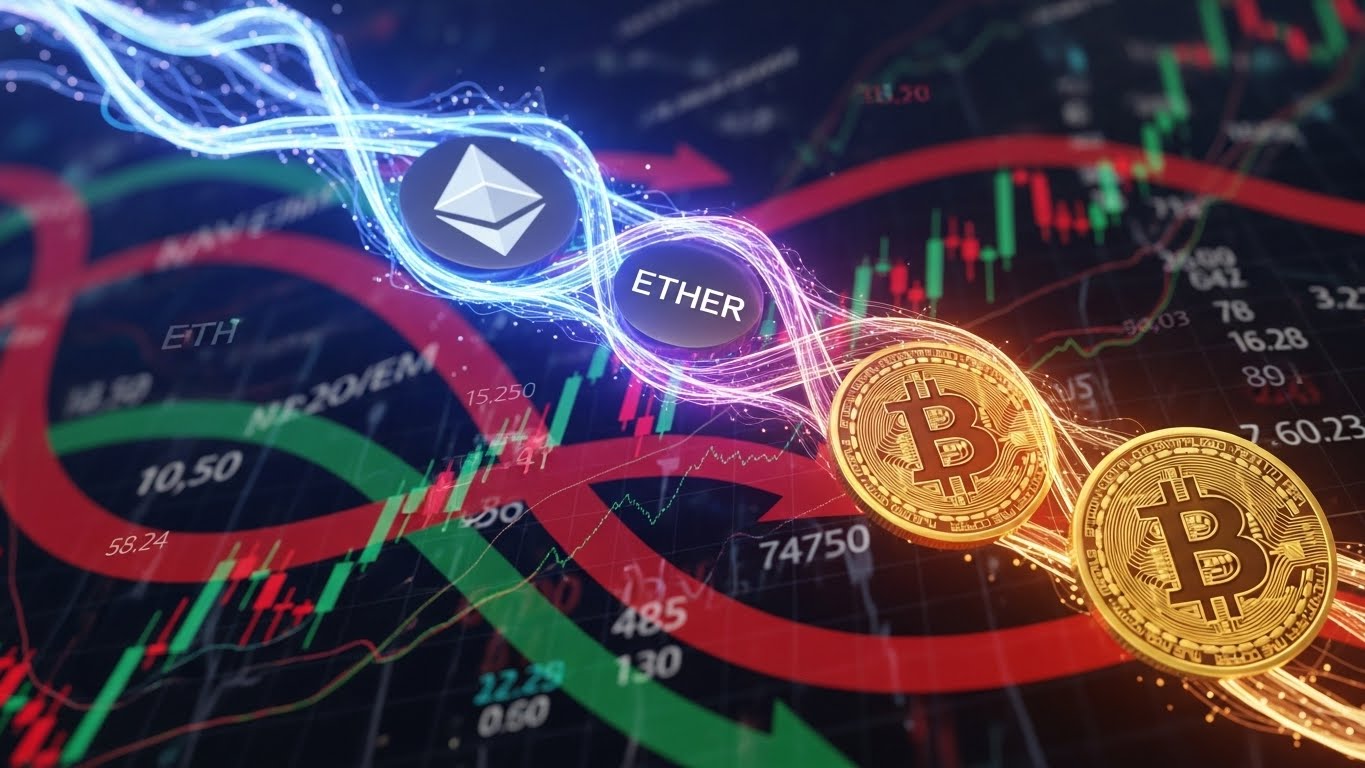 Ether Follows Bitcoin Lower Amid Broader Market Pressure
