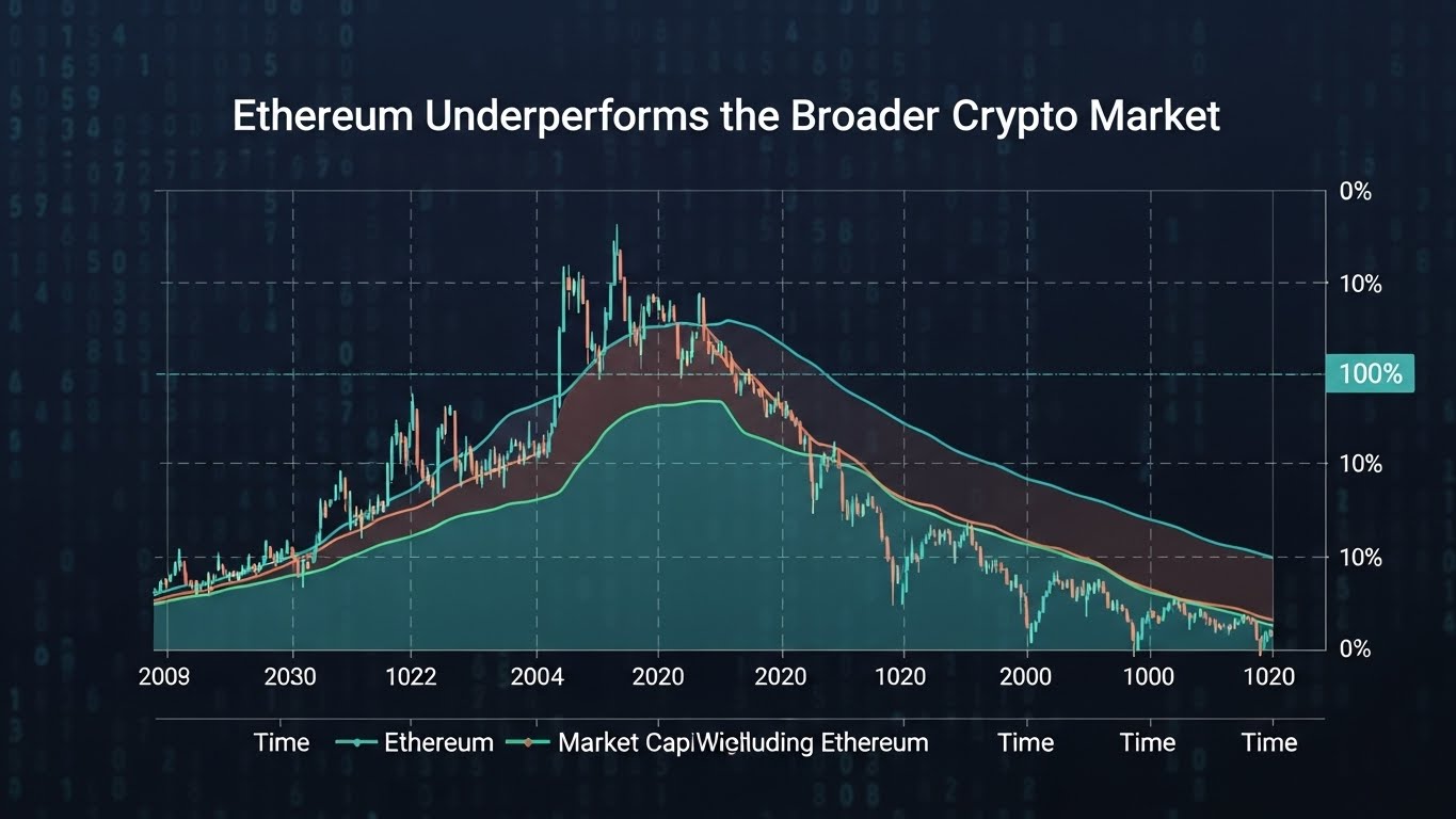 Ethereum Underperforms the Broader Crypto Market