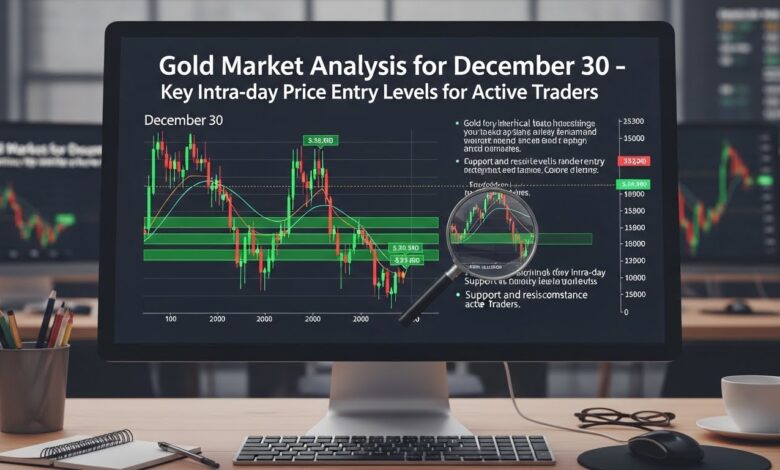 Gold Market Analysis for December 30 - Key Intra-day Price Entry Levels for Active Traders
