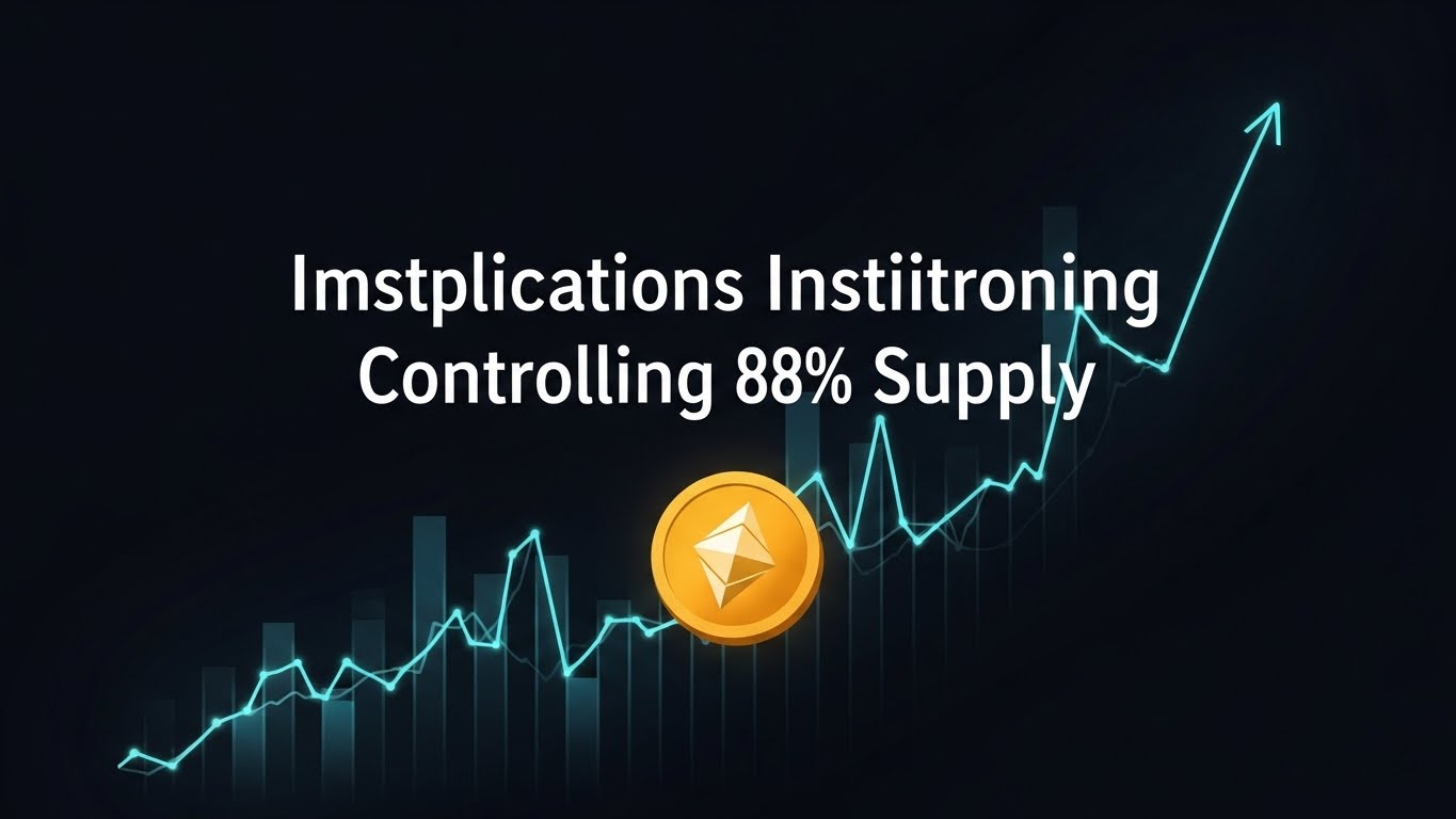 Market Implications of Institutions Controlling 8% of ETH Supply