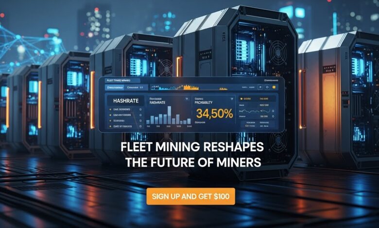 New Bitcoin Mining Fleet Mining Reshapes the Future of Miners, Sign Up and Get $100