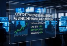 Crypto News Crypto ETP Inflows Near Record in 2025 as Ether, XRP and Solana Outperform