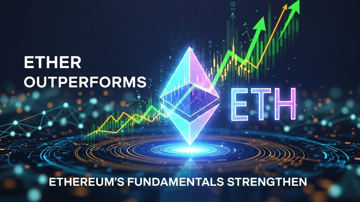 Ether Outperforms as Ethereum’s Fundamentals Strengthen