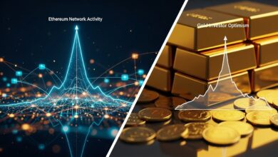 Ethereum Network Activity Reaches All-Time High—Yet Investors Show Greater Optimism Toward Gold