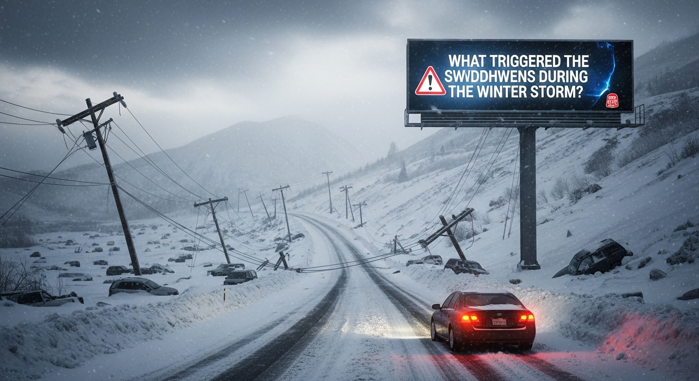 What triggered the shutdowns during the winter storm?