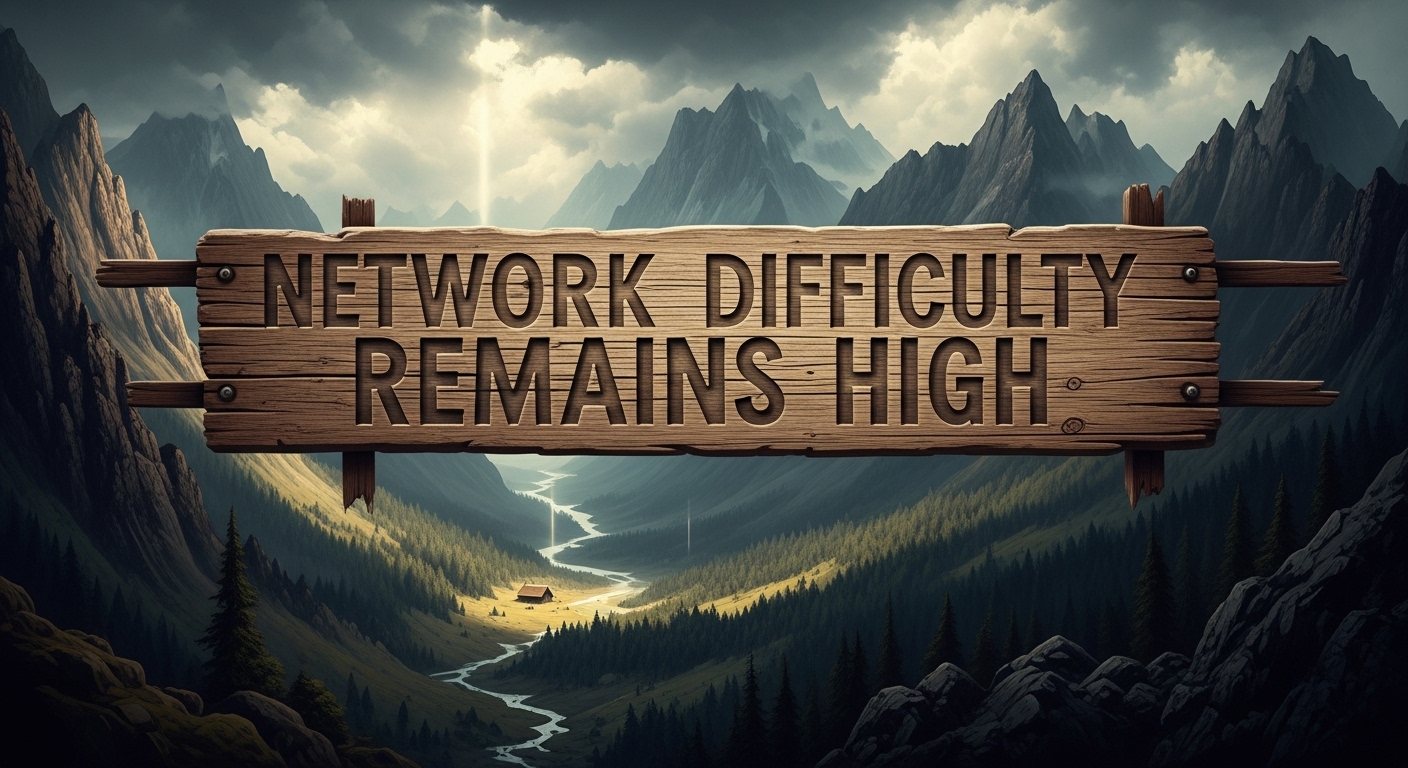 Network Difficulty Remains High
