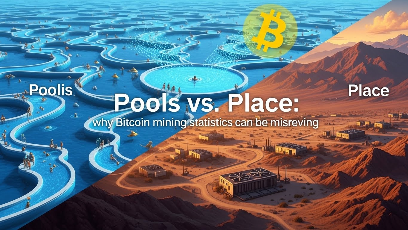 Pools vs. place: why Bitcoin mining statistics can be misleading
