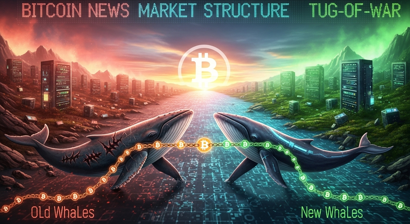 Bitcoin News Market Structure: New Whales vs Old Whales and the “Supply Tug-of-War”