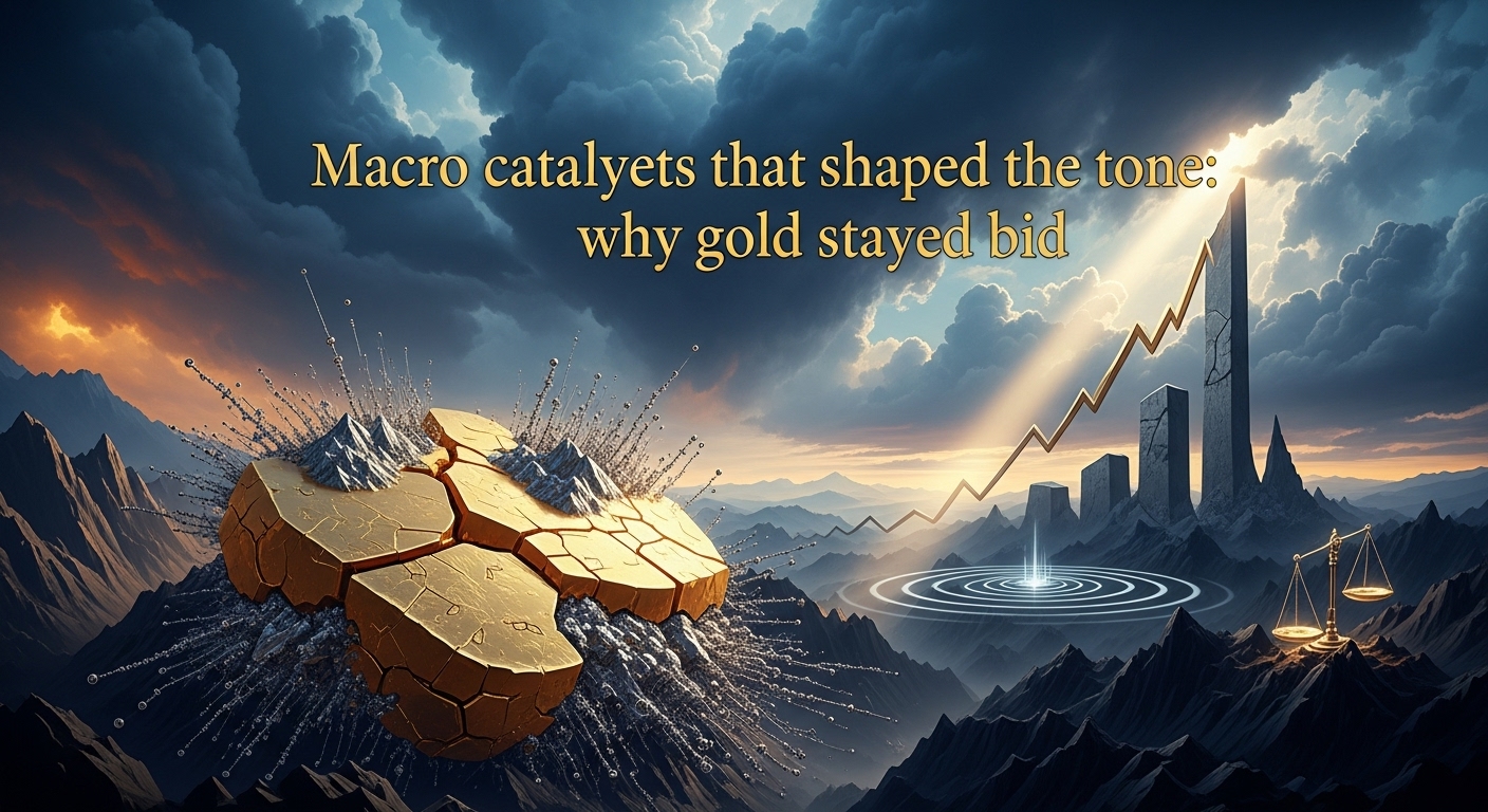 Macro catalysts that shaped the tone: why gold stayed bid