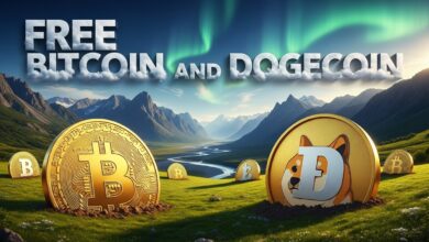 Free Bitcoin and Dogecoin