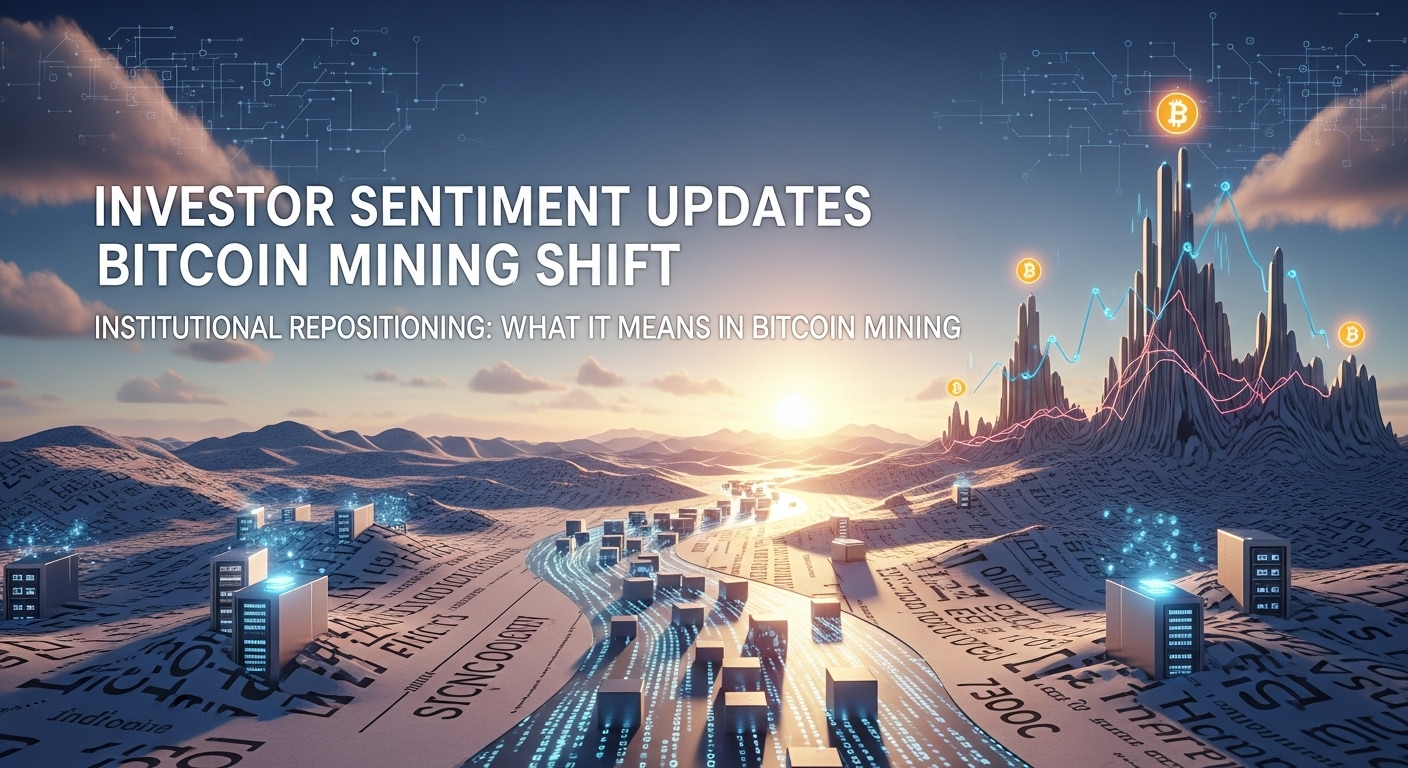 Institutional Repositioning: What It Means in Bitcoin Mining