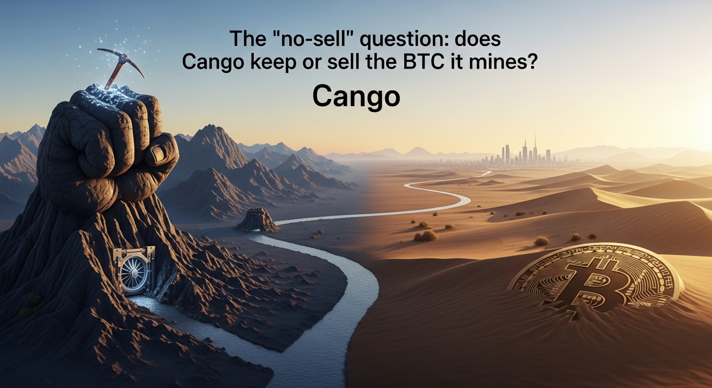 The “no-sell” question: does Cango keep or sell the BTC it mines?