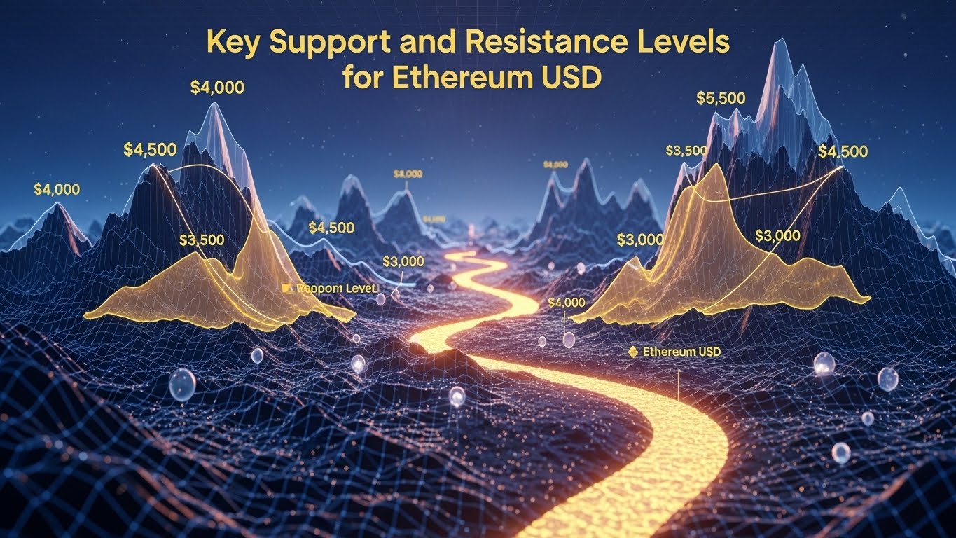 Key Support and Resistance Levels for Ethereum USD