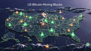 US Bitcoin Mining Blocks