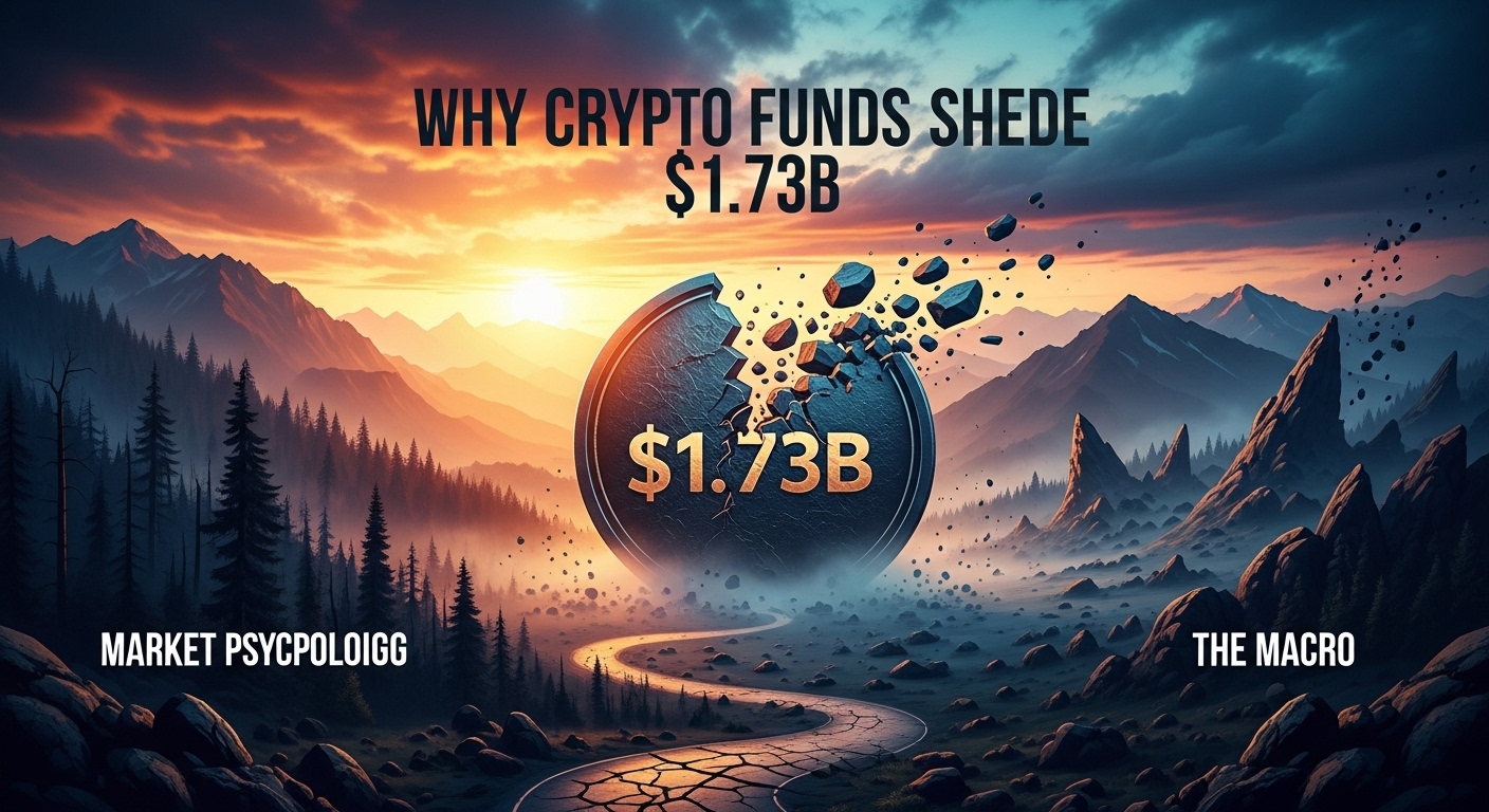 Why crypto funds shed $1.73B: the macro and market psychology
