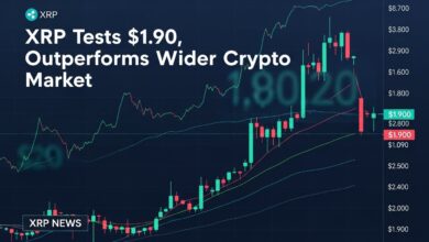 XRP News XRP Tests $1.90, Outperforms Wider Crypto Market