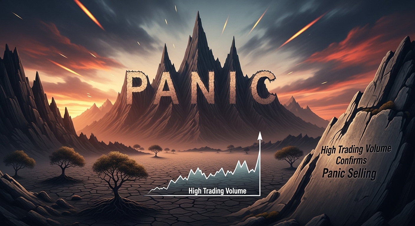 High Trading Volume Confirms Panic Selling