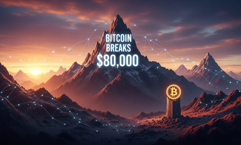 Bitcoin Breaks $80,000
