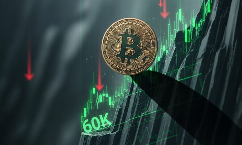Bitcoin Slides to $60K