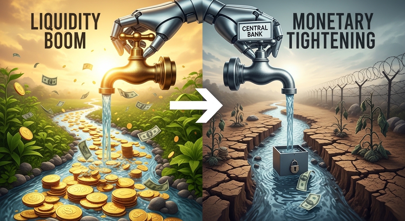 From Liquidity Boom to Monetary Tightening