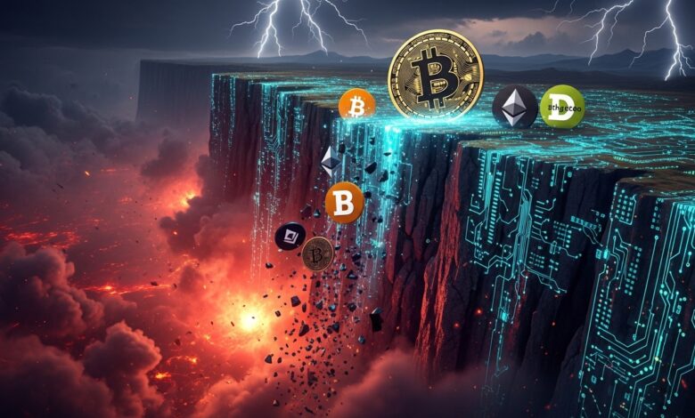 Cryptocurrency Goes Over a Cliff