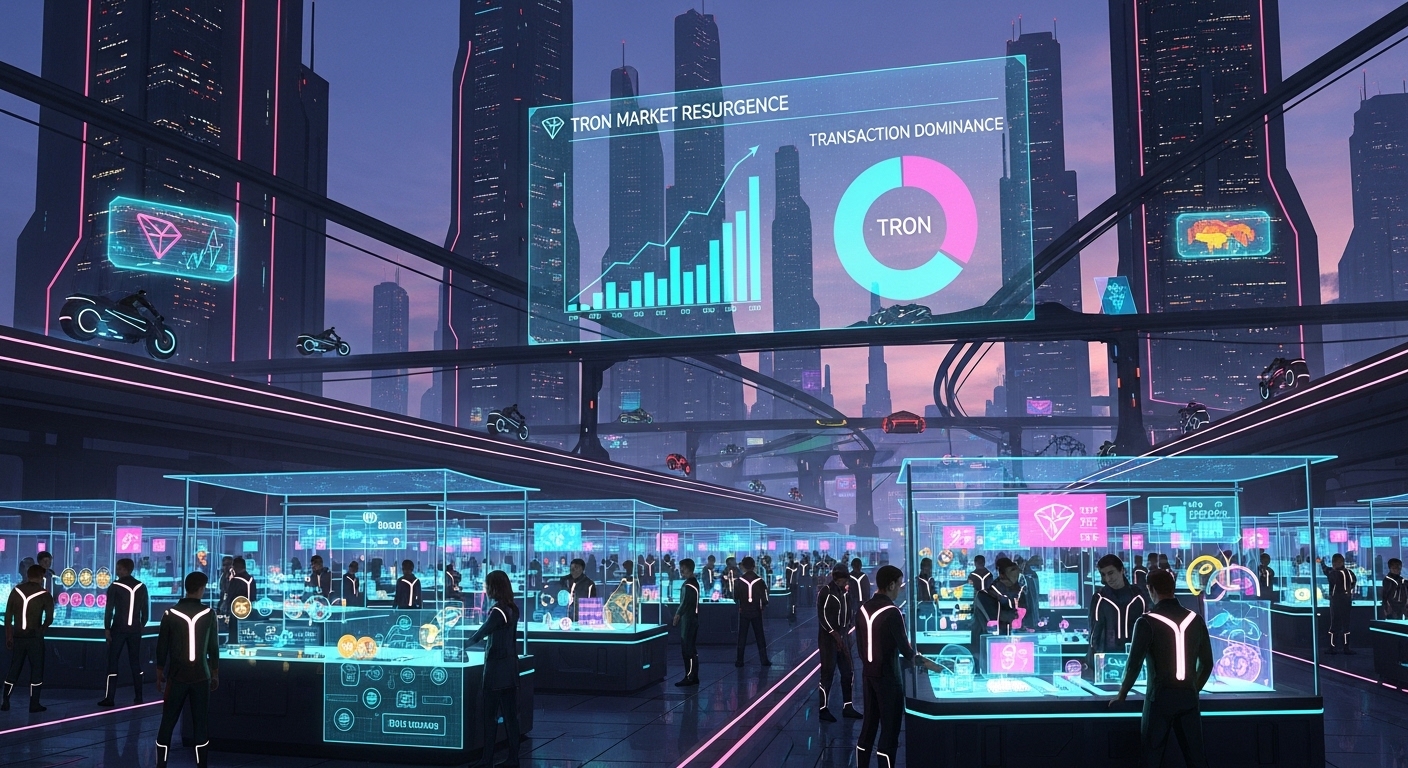 Tron’s Market Resurgence and Transaction Dominance