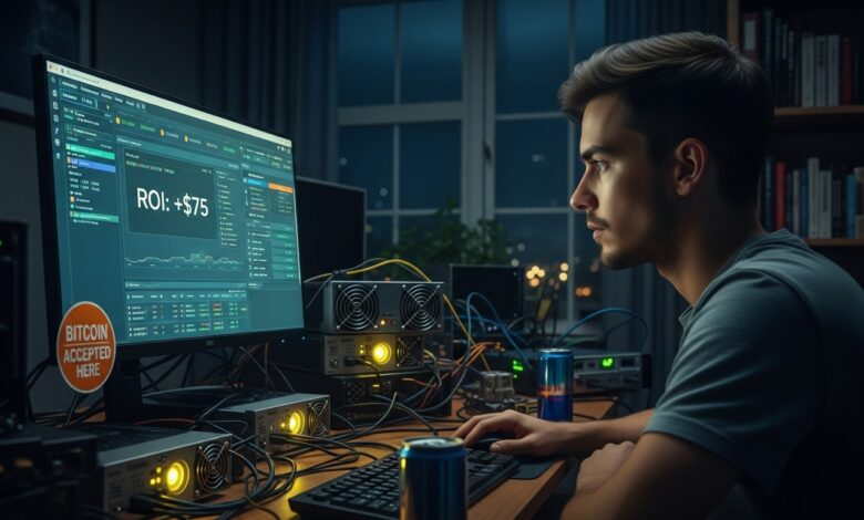 Solo Bitcoin Miner Turns $75