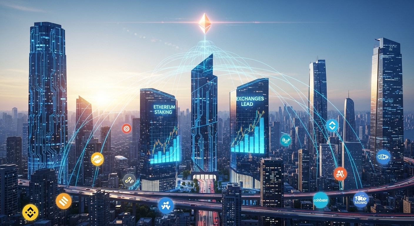 Exchanges Lead the Charge in Ethereum Staking